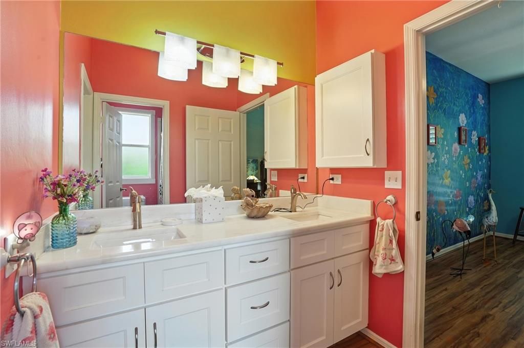 Bathroom, Interior, Wood Texture Flooring