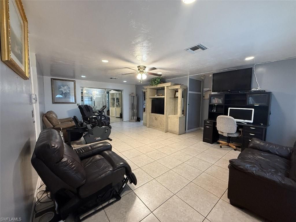 Home Office, Interior, Recessed Lighting