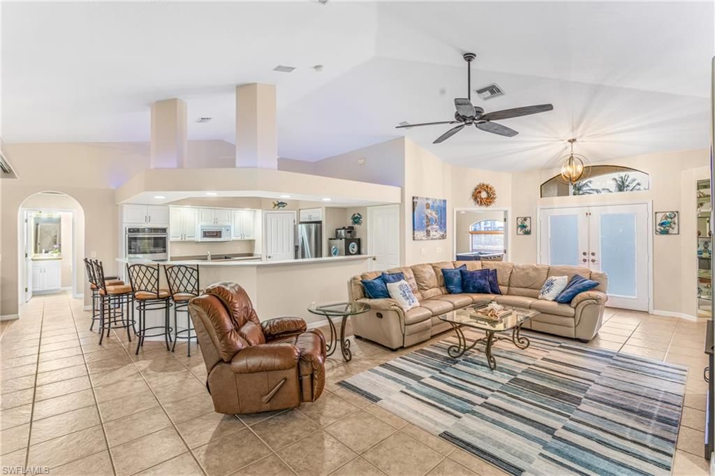 Dining room, Interior, Kitchen, Living room, Recessed Lighting, Stainless Steel Appliances