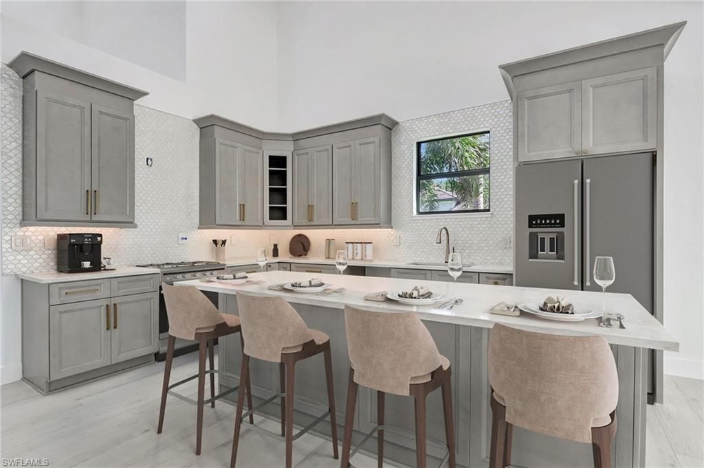 Interior, Kitchen, Wood Texture Flooring