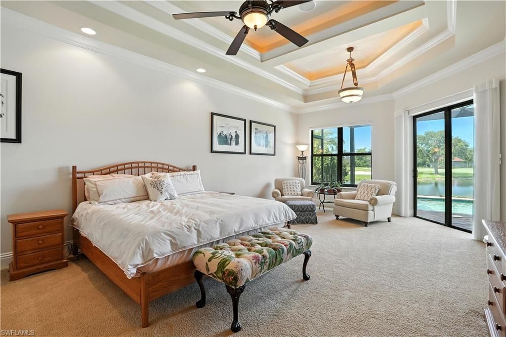 Bedroom, Interior, Pendant Lights, Recessed Lighting