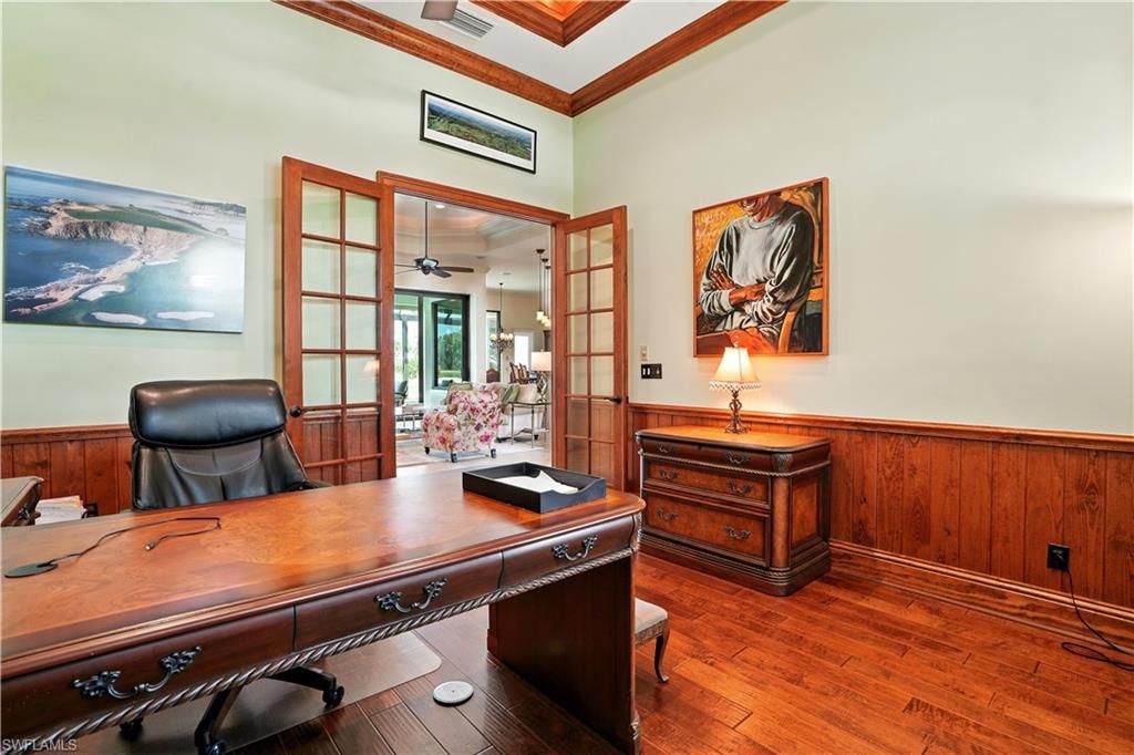 Home Office, Interior, Wood Texture Flooring