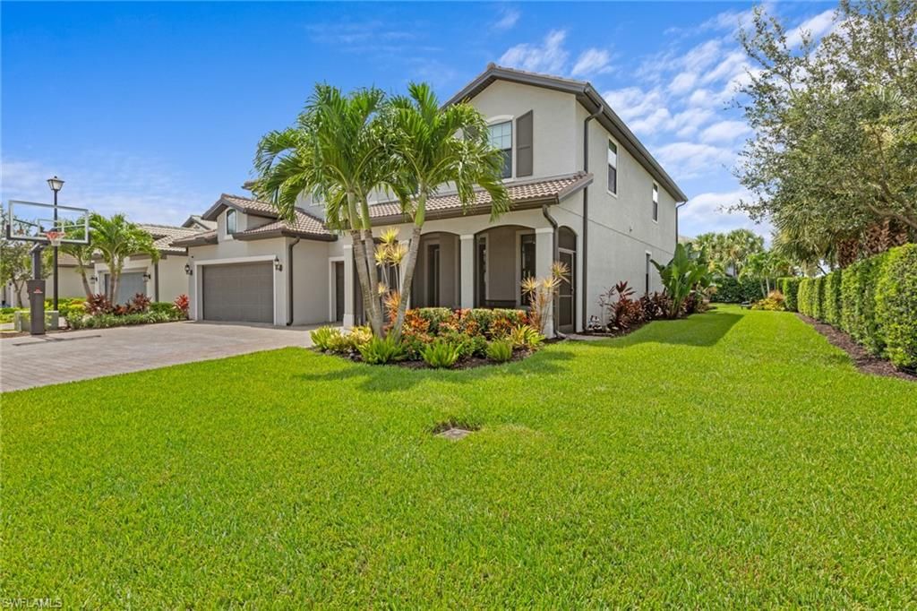 Attached, Backyard, Exterior, Facade, Mediterranean