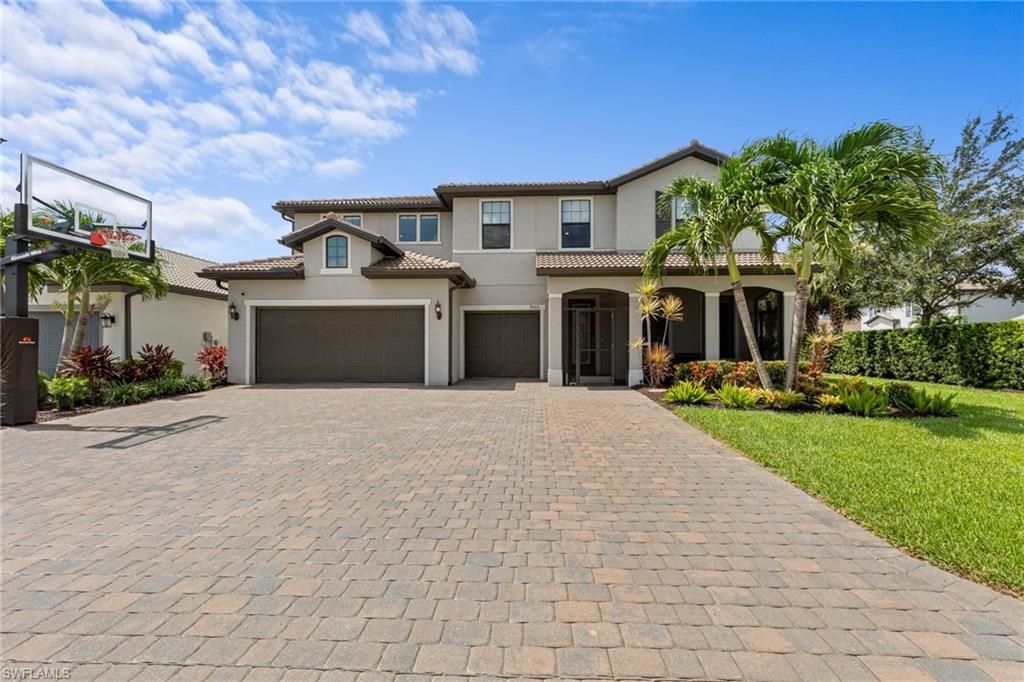 Attached, Backyard, Exterior, Facade, Mediterranean