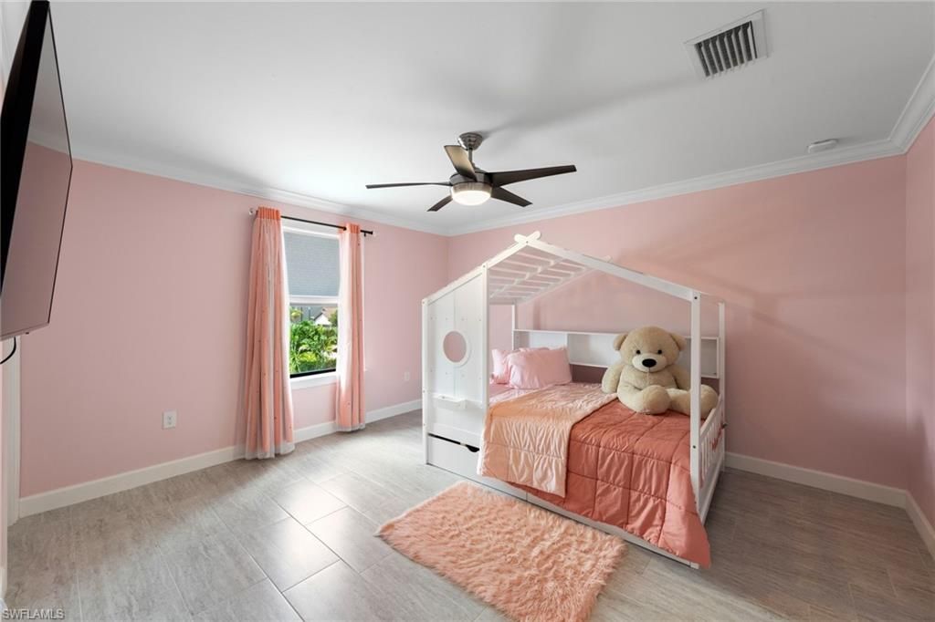 Bedroom, Interior, Wood Texture Flooring