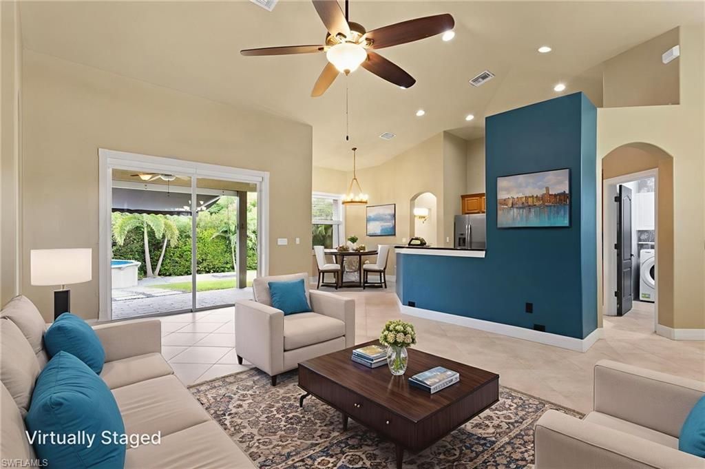 Dining room, Interior, Living room, Pendant Lights, Recessed Lighting