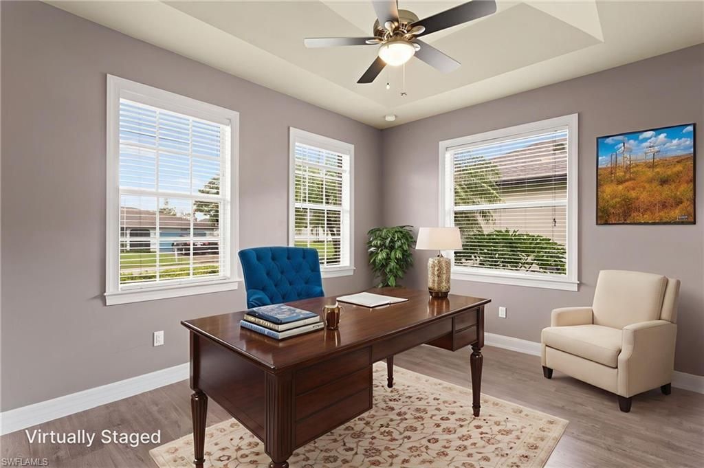 Home Office, Interior, Wood Texture Flooring