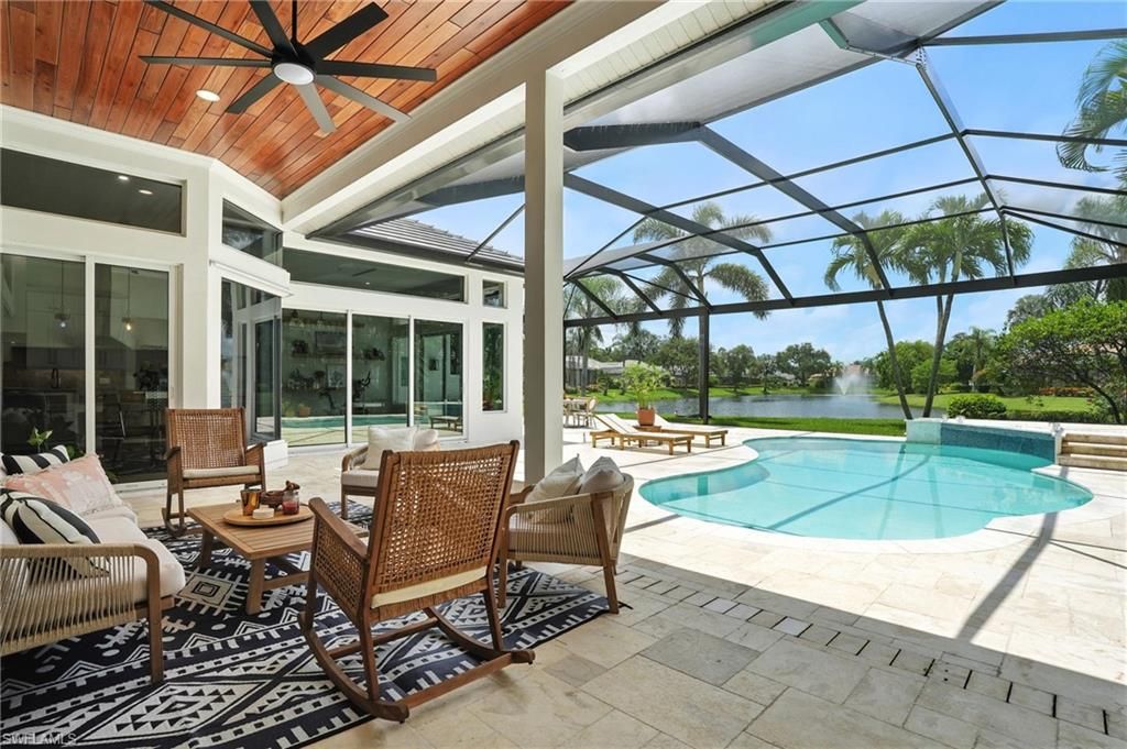 Glass Ceilings, Interior, Pool, Sun Room, Water, Wooden Ceilings