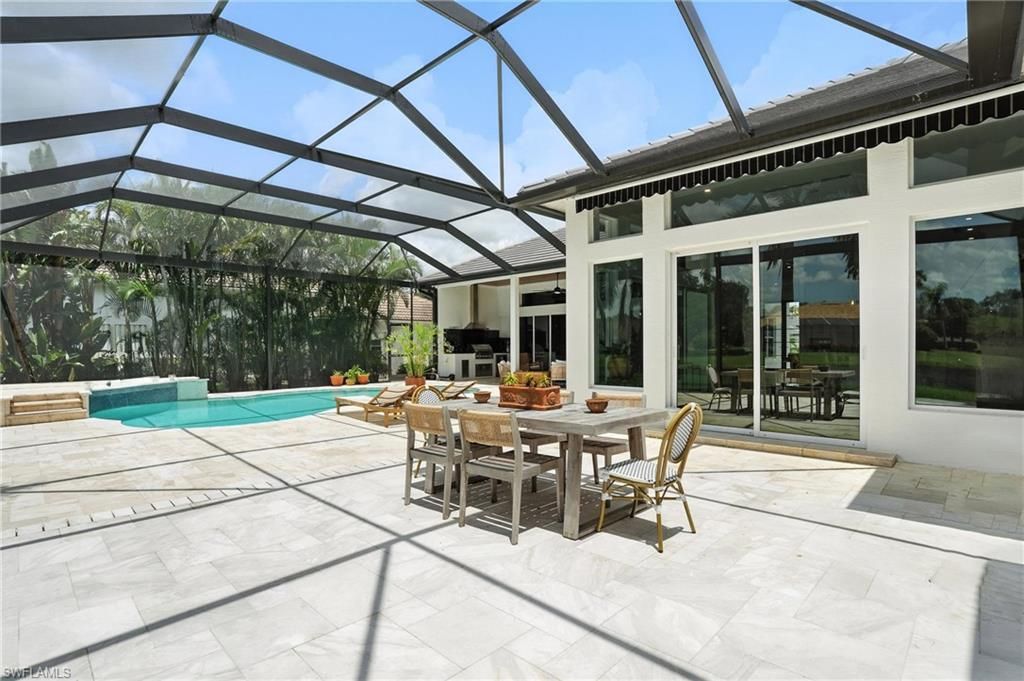 Dining room, Glass Ceilings, Interior, Pool, Sun Room