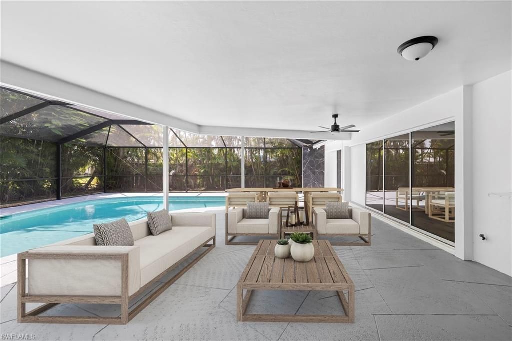 Glass Ceilings, Interior, Living room, Pool, Sun Room