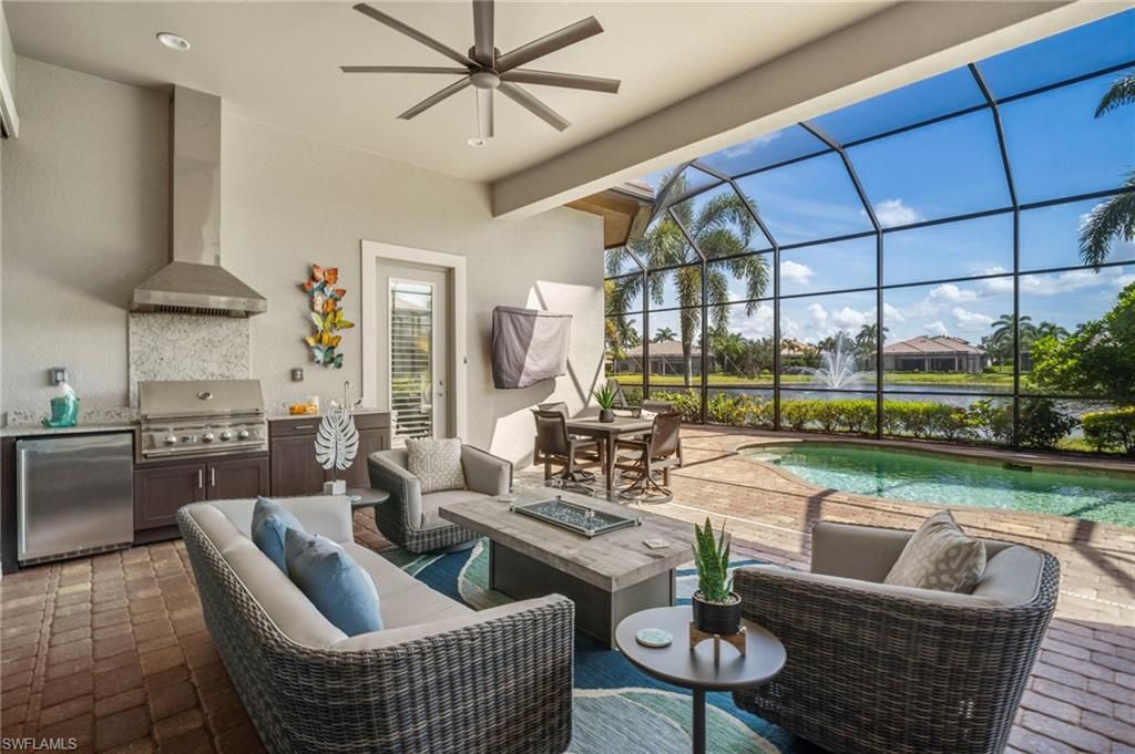 Dining room, Glass Ceilings, Interior, Living room, Pool, Recessed Lighting, Sun Room