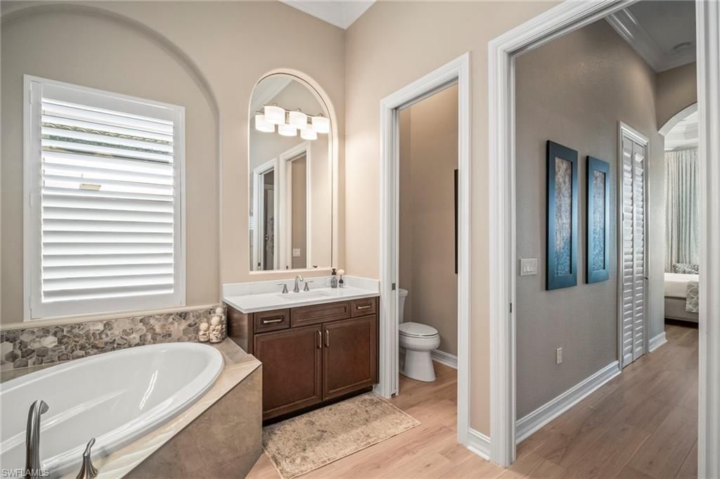 Bathroom, Interior, Wood Texture Flooring