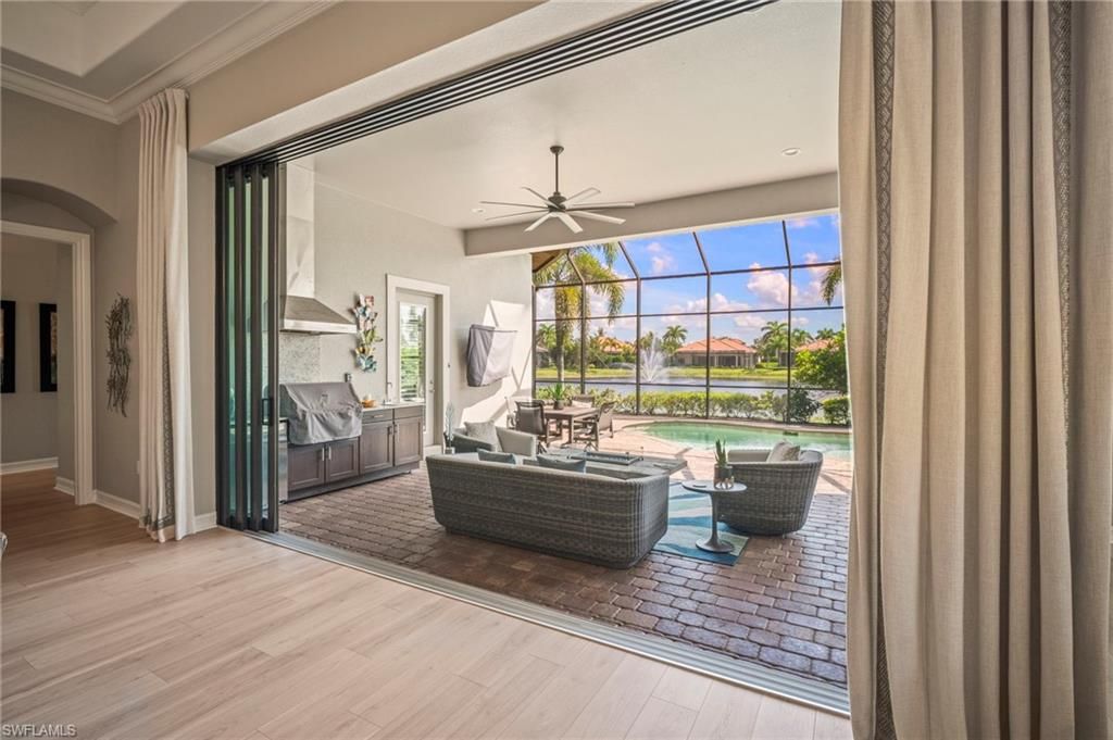 Glass Ceilings, Interior, Pool, Sun Room, Wood Texture Flooring