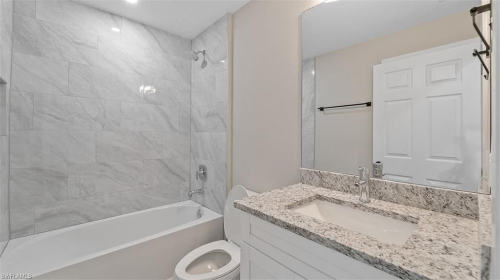 Bathroom, Interior, Marble Walls, Recessed Lighting