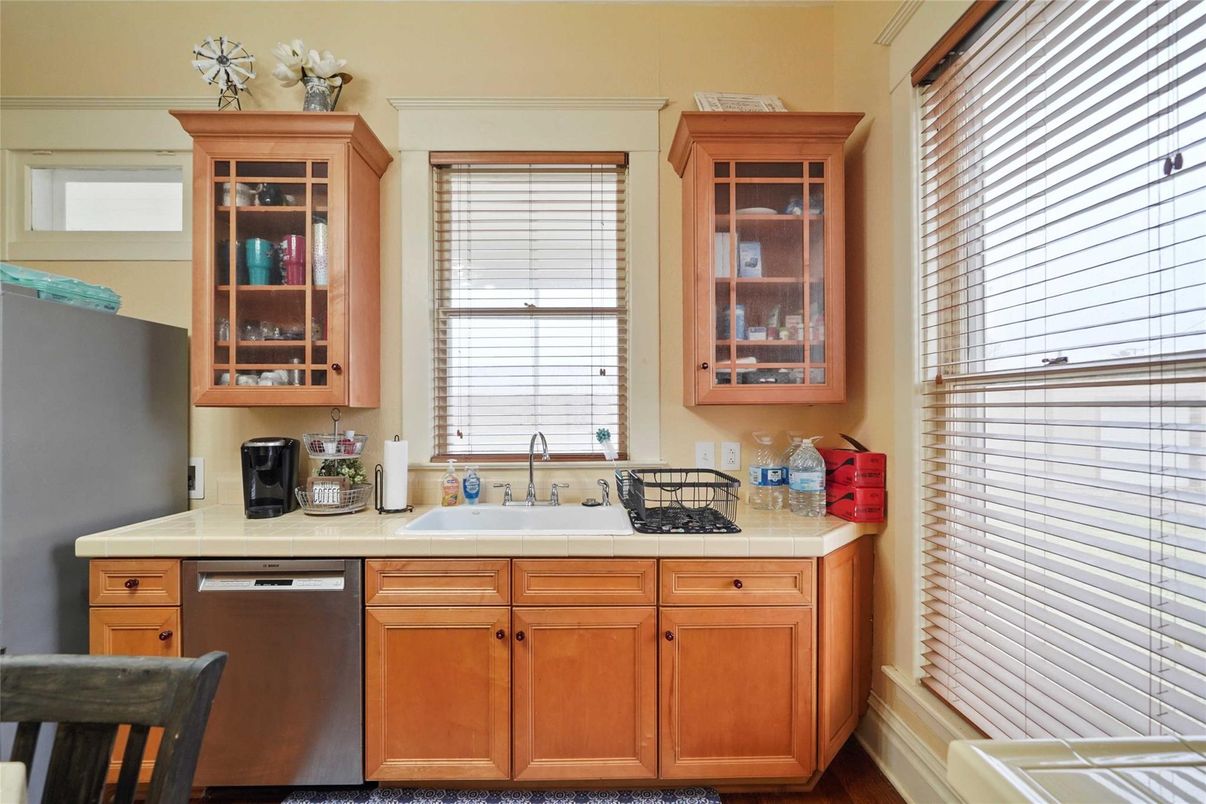 Interior, Kitchen, Wood Texture Flooring