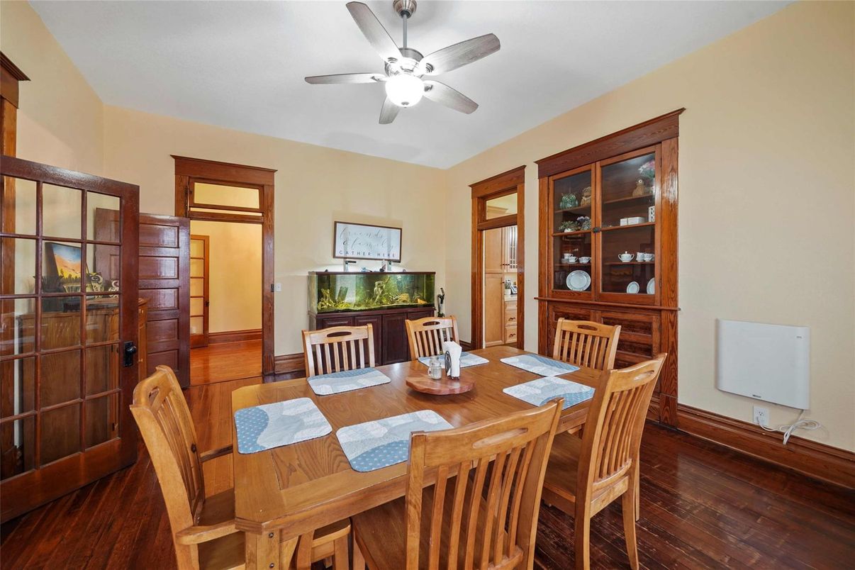 Dining room, Interior, Wood Texture Flooring