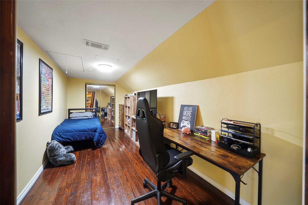Home Office, Interior, Wood Texture Flooring