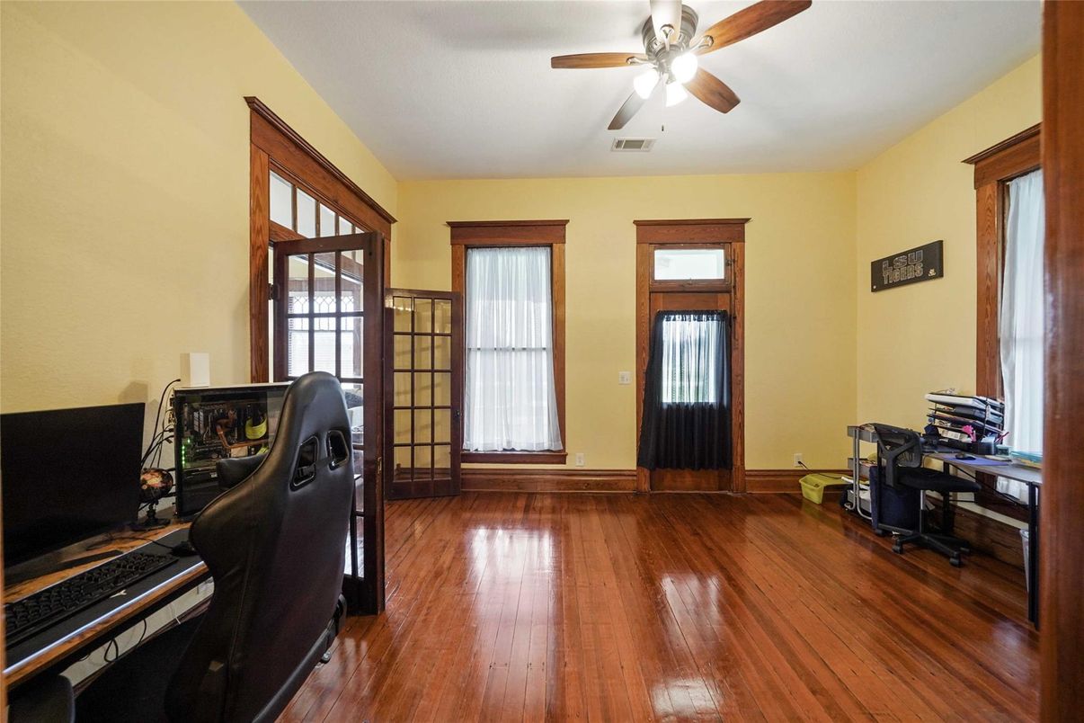 Home Office, Interior, Wood Texture Flooring