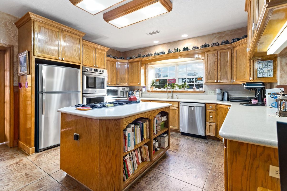 Interior, Kitchen, Recessed Lighting, Stainless Steel Appliances