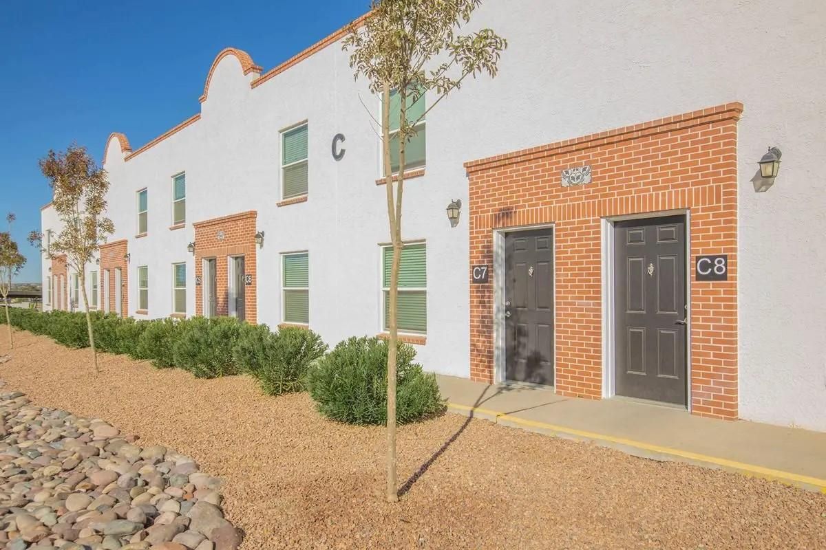 Exterior, Facade, Brick Facade, Spanish Mediterranean