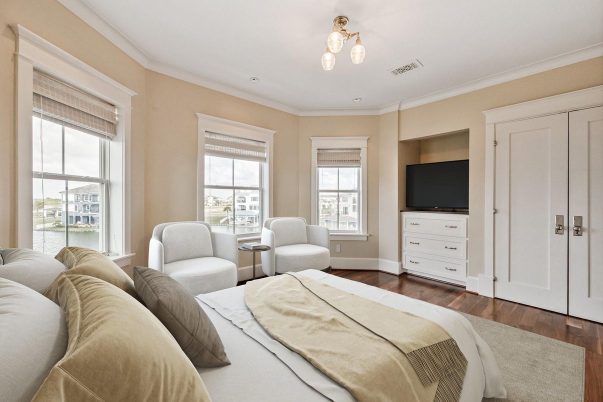 Bedroom, Interior, Wood Texture Flooring