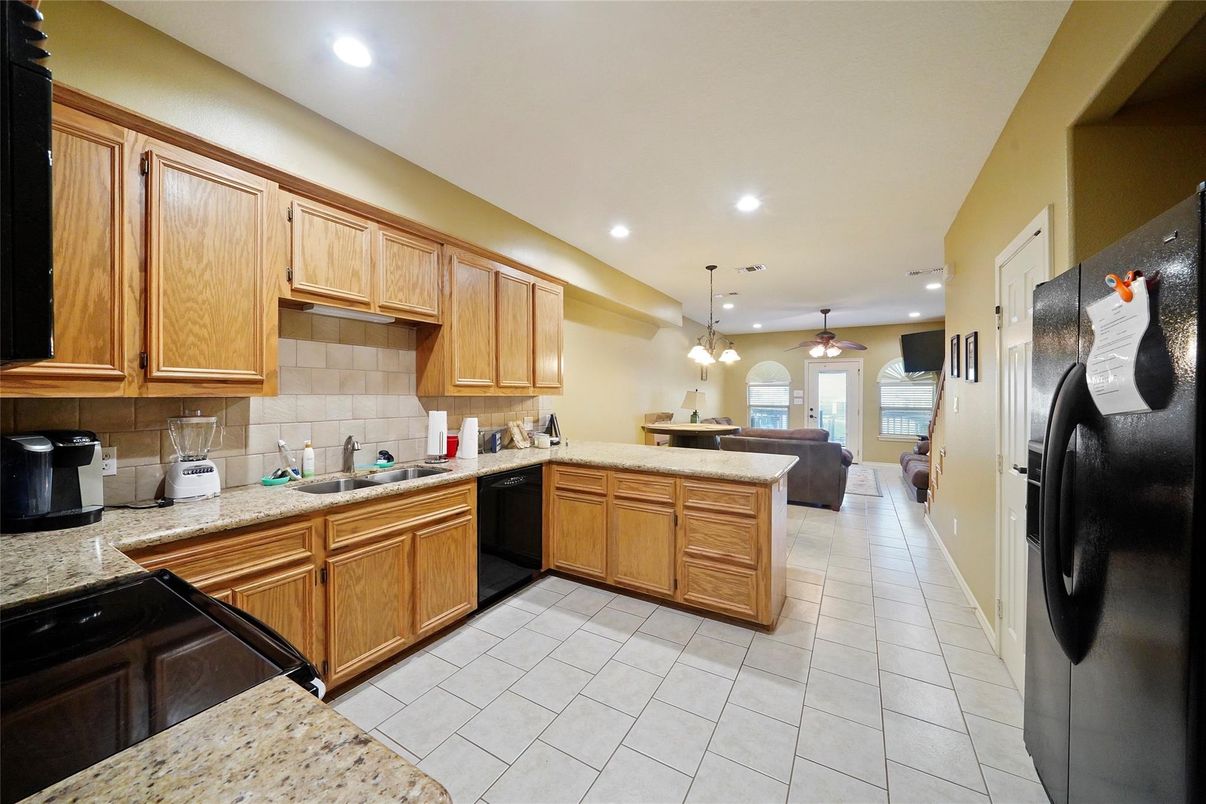 Interior, Kitchen, Living room, Recessed Lighting
