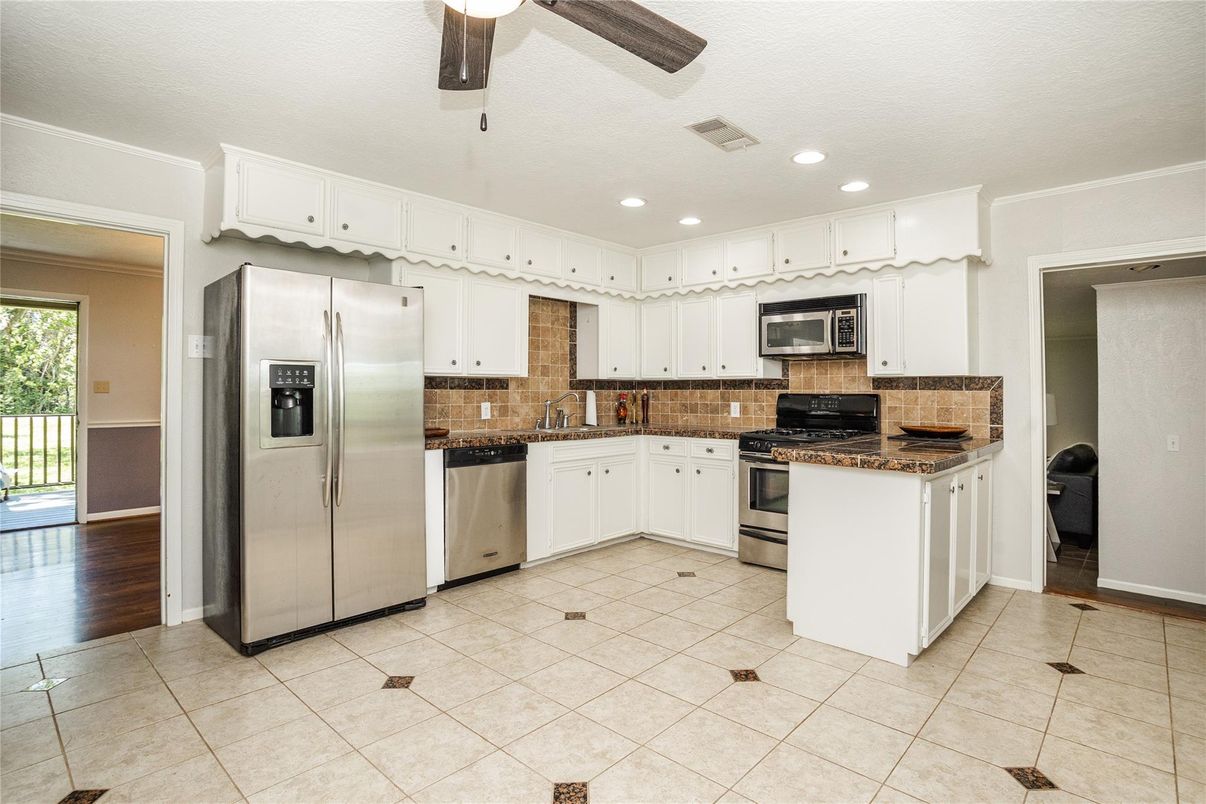 Interior, Kitchen, Recessed Lighting, Stainless Steel Appliances