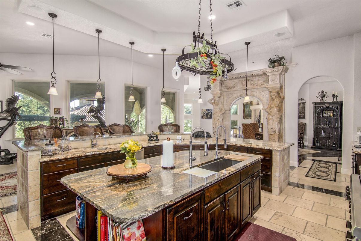 Interior, Kitchen, Pendant Lights, Recessed Lighting