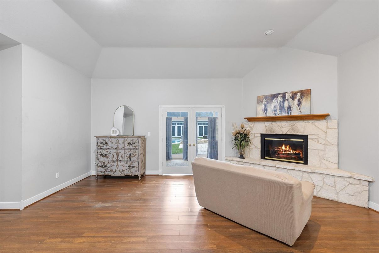 Fireplace, Interior, Living room, Wood Texture Flooring