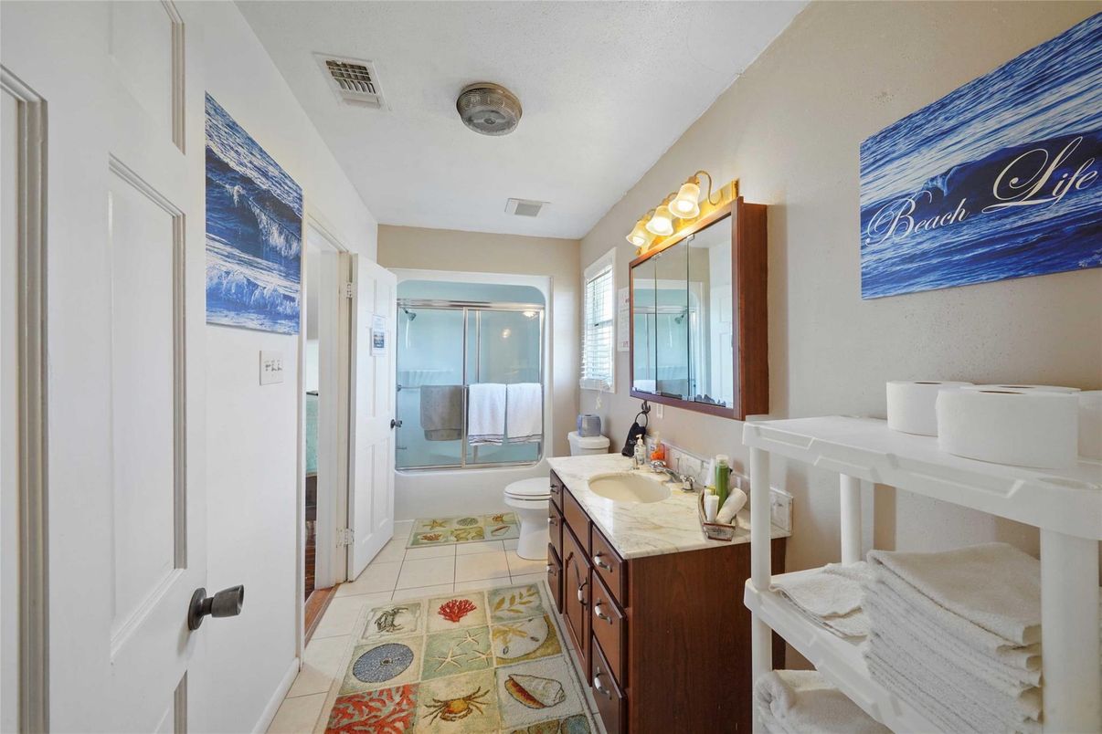 Bathroom, Dual Sink Vanities, Glass Shower, Interior