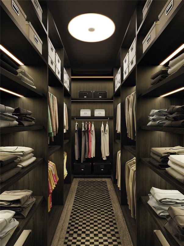 Interior, Recessed Lighting, Walk-in Closets