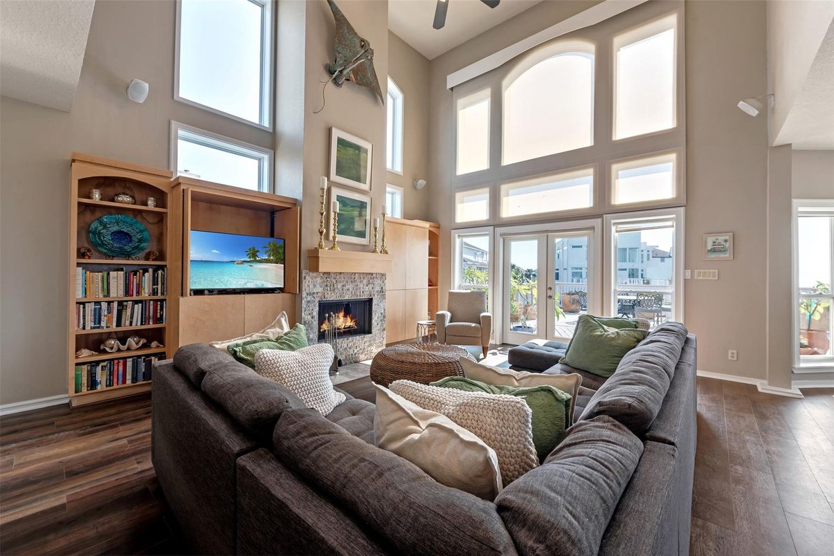 Fireplace, Interior, Living room, Wood Texture Flooring