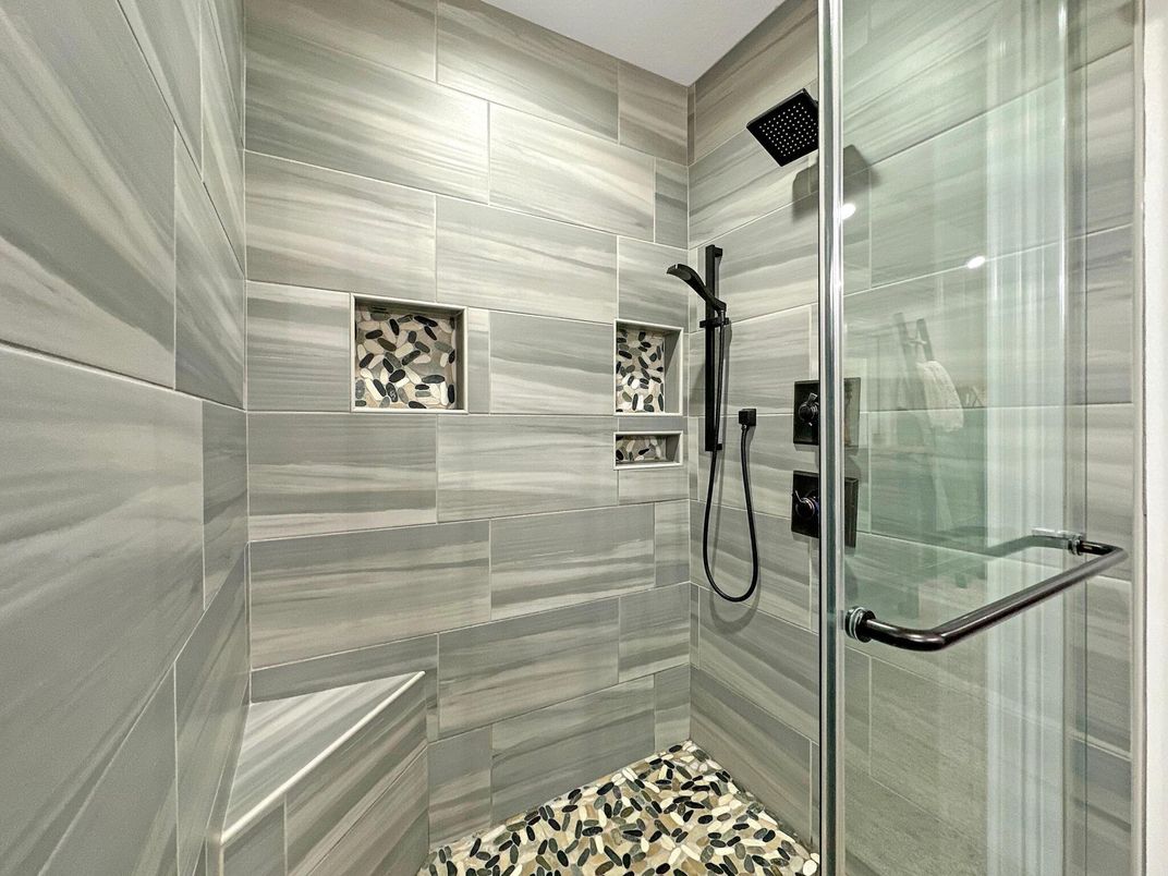 Bathroom, Glass Shower, Interior