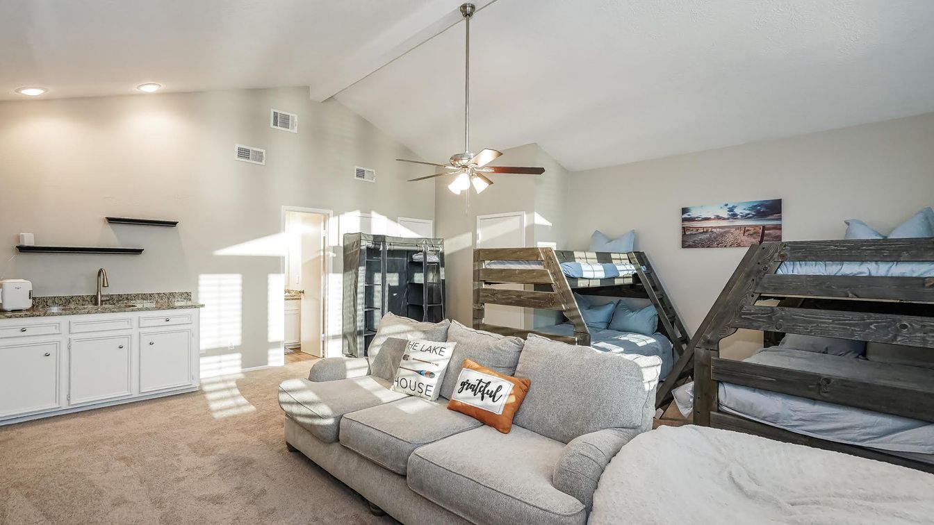 Interior, Living room, Recessed Lighting