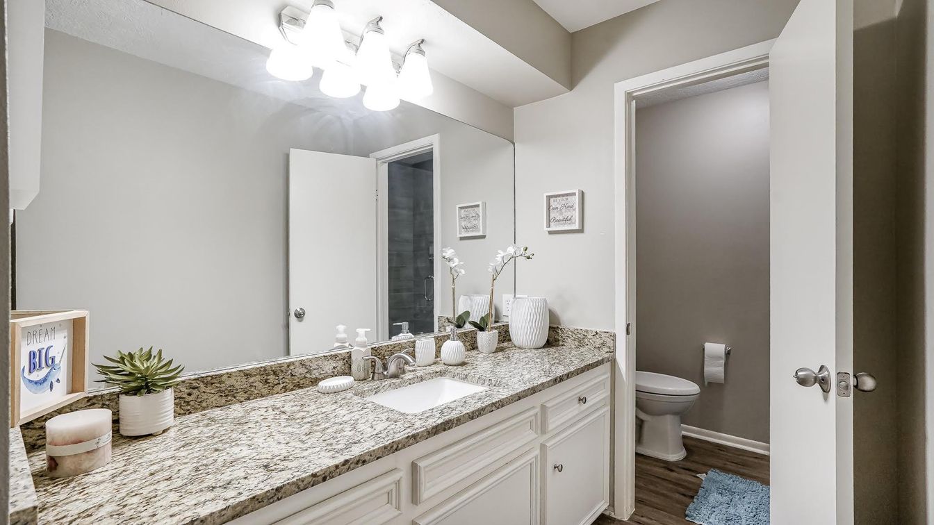 Bathroom, Interior, Wood Texture Flooring