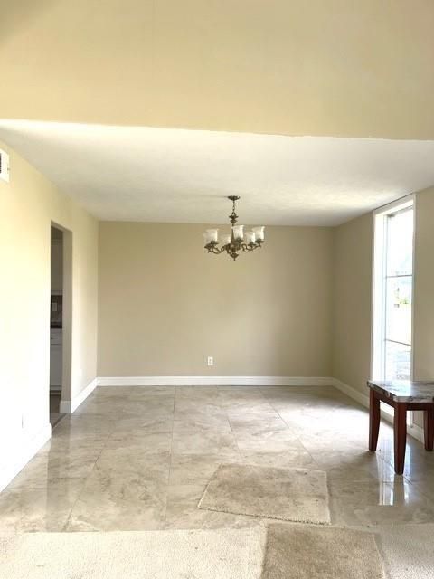 Chandelier, Empty room, Interior