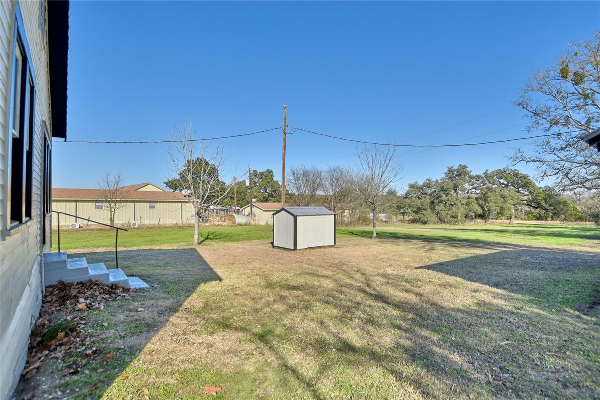 Backyard, Detached Garage, Exterior