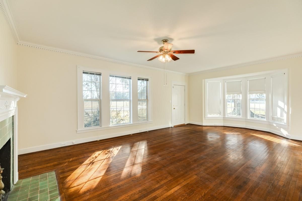Empty room, Fireplace, Interior, Wood Texture Flooring