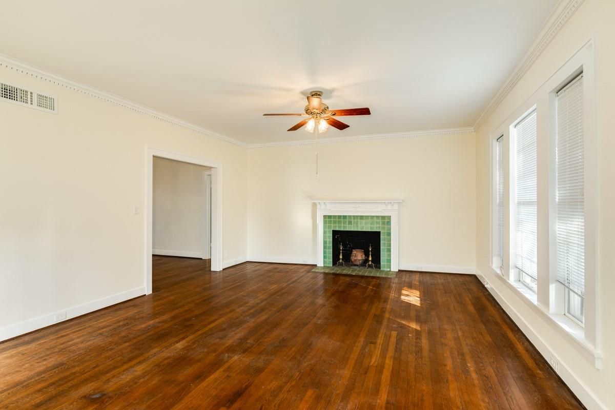 Empty room, Fireplace, Interior, Wood Texture Flooring