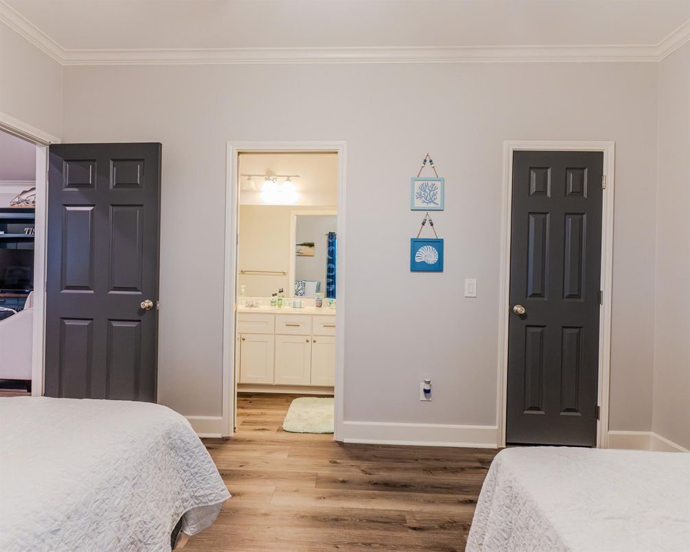 Bathroom, Interior, Wood Texture Flooring