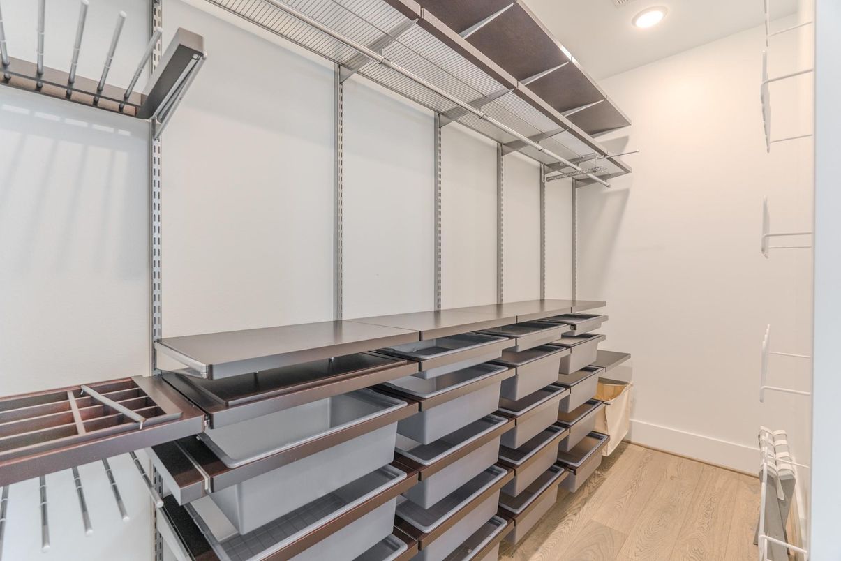 Interior, Recessed Lighting, Walk-in Closets, Wood Texture Flooring