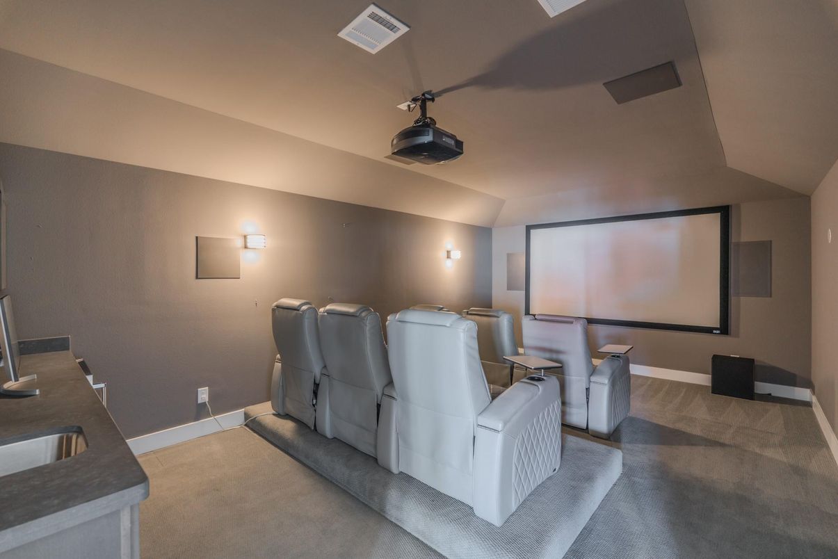 Home Theatre Room, Interior, Projection Screen, Theatre Room