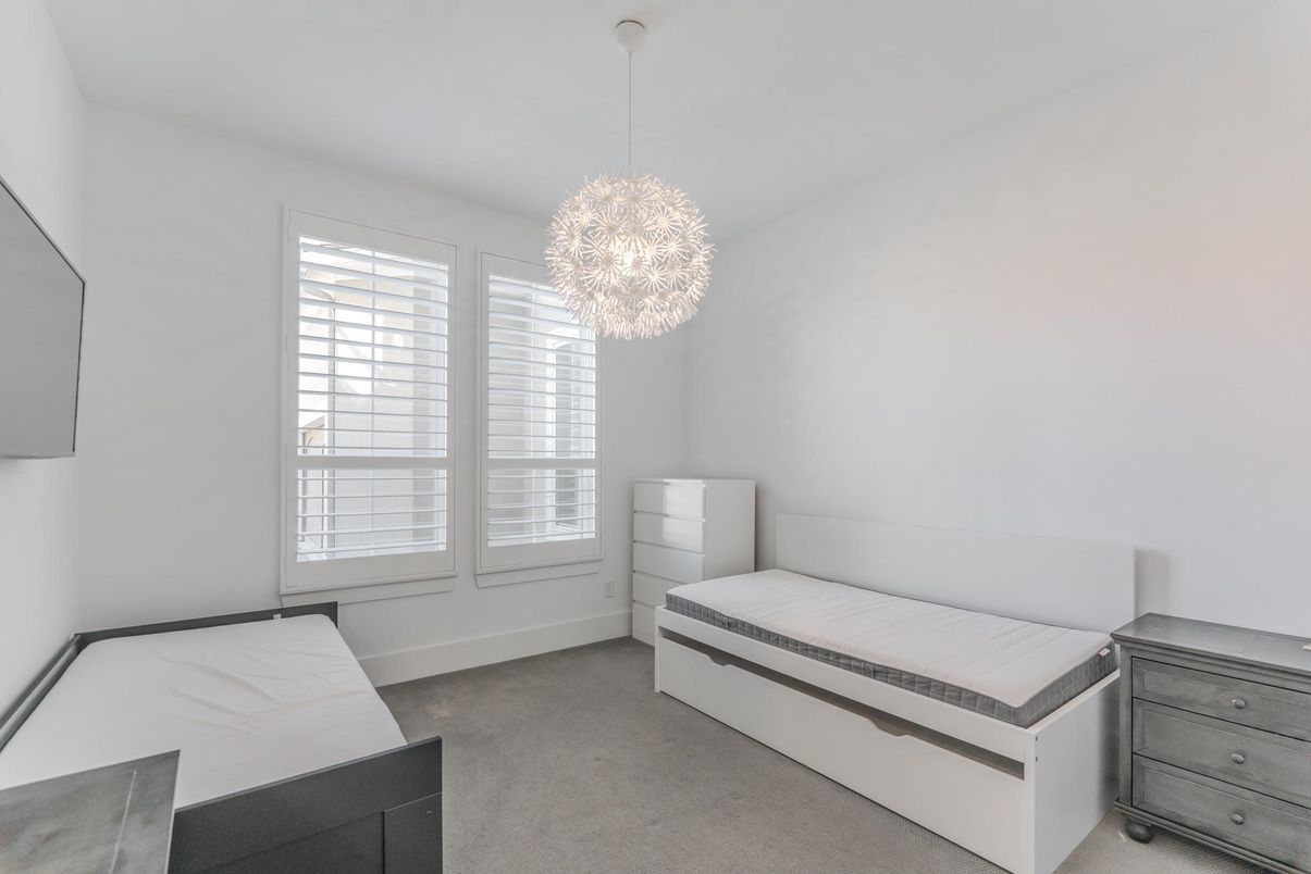 Bedroom, Chandelier, Interior