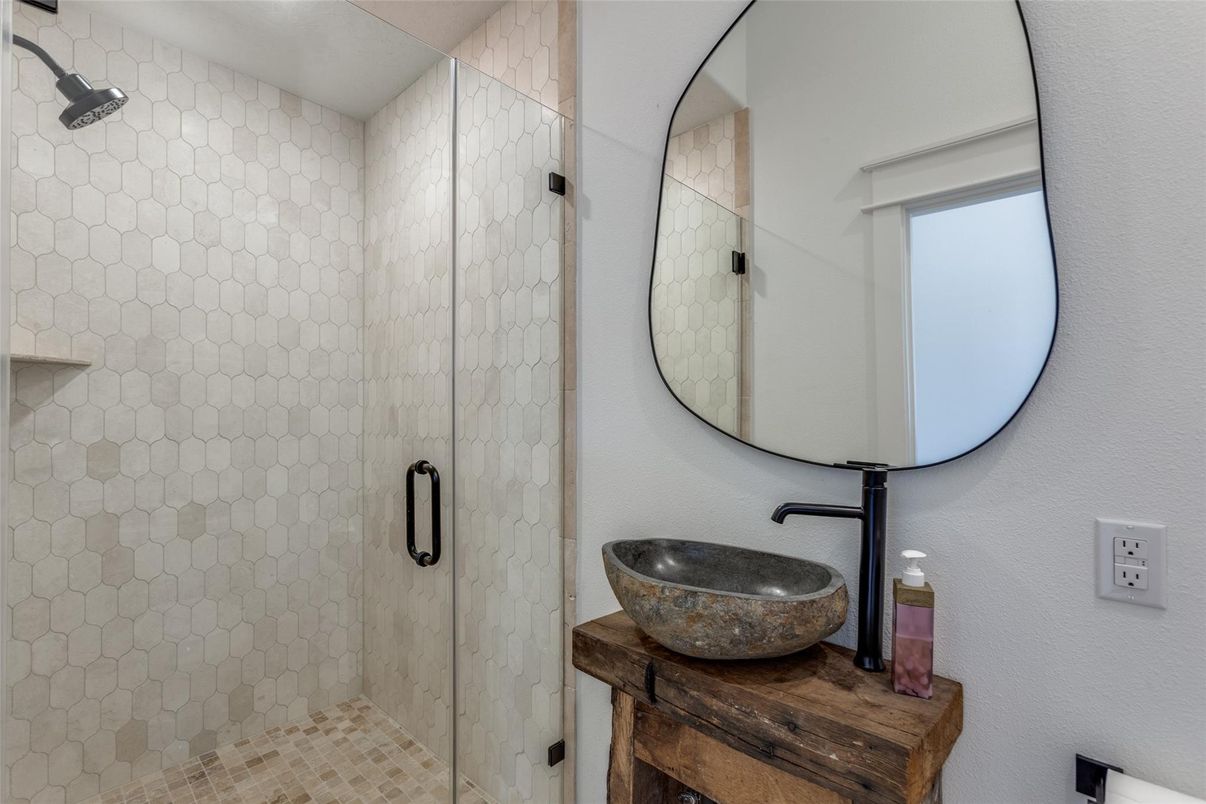 Bathroom, Glass Shower, Interior