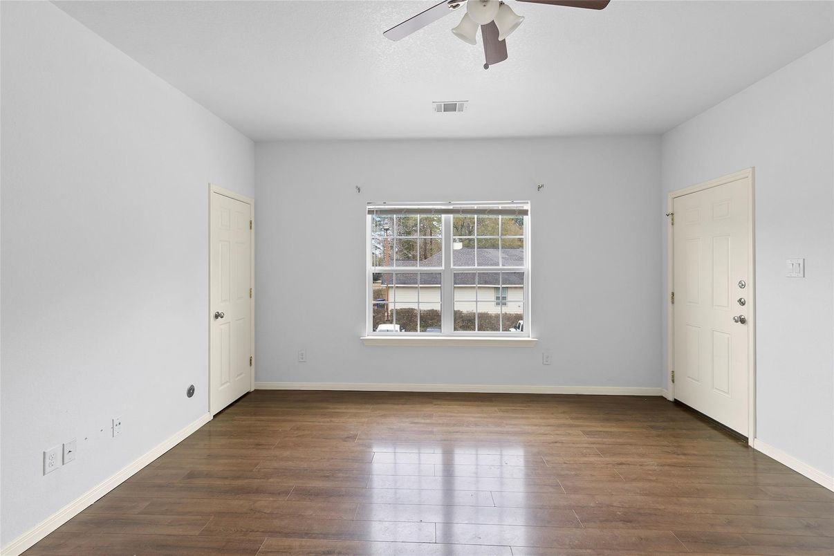 Empty room, Interior, Wood Texture Flooring