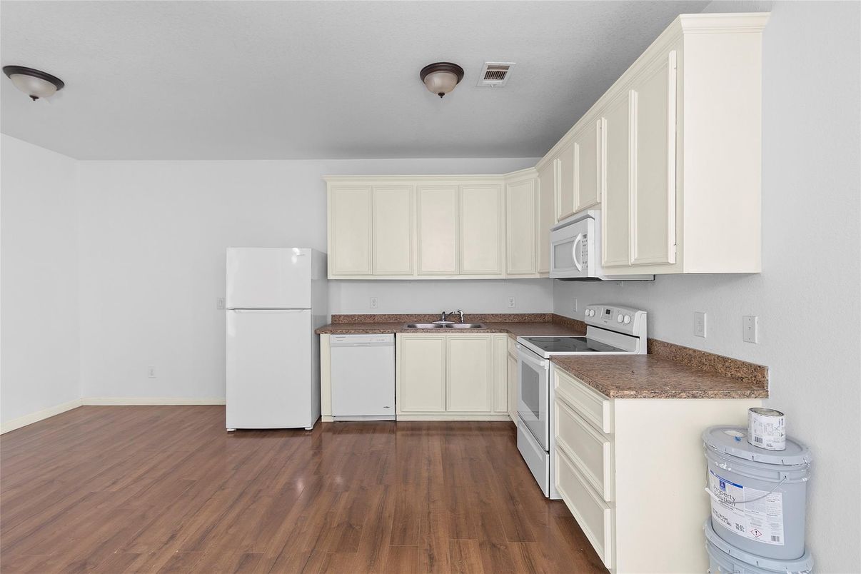 Interior, Kitchen, Wood Texture Flooring