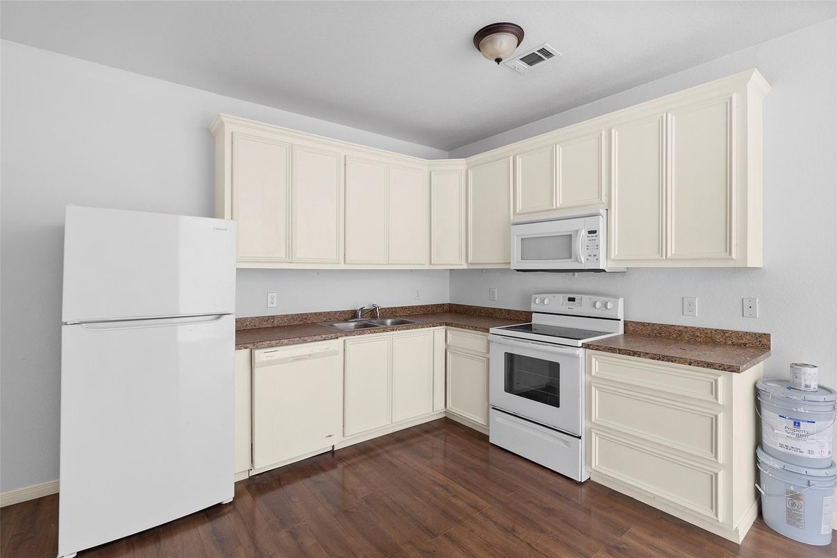 Interior, Kitchen, Wood Texture Flooring