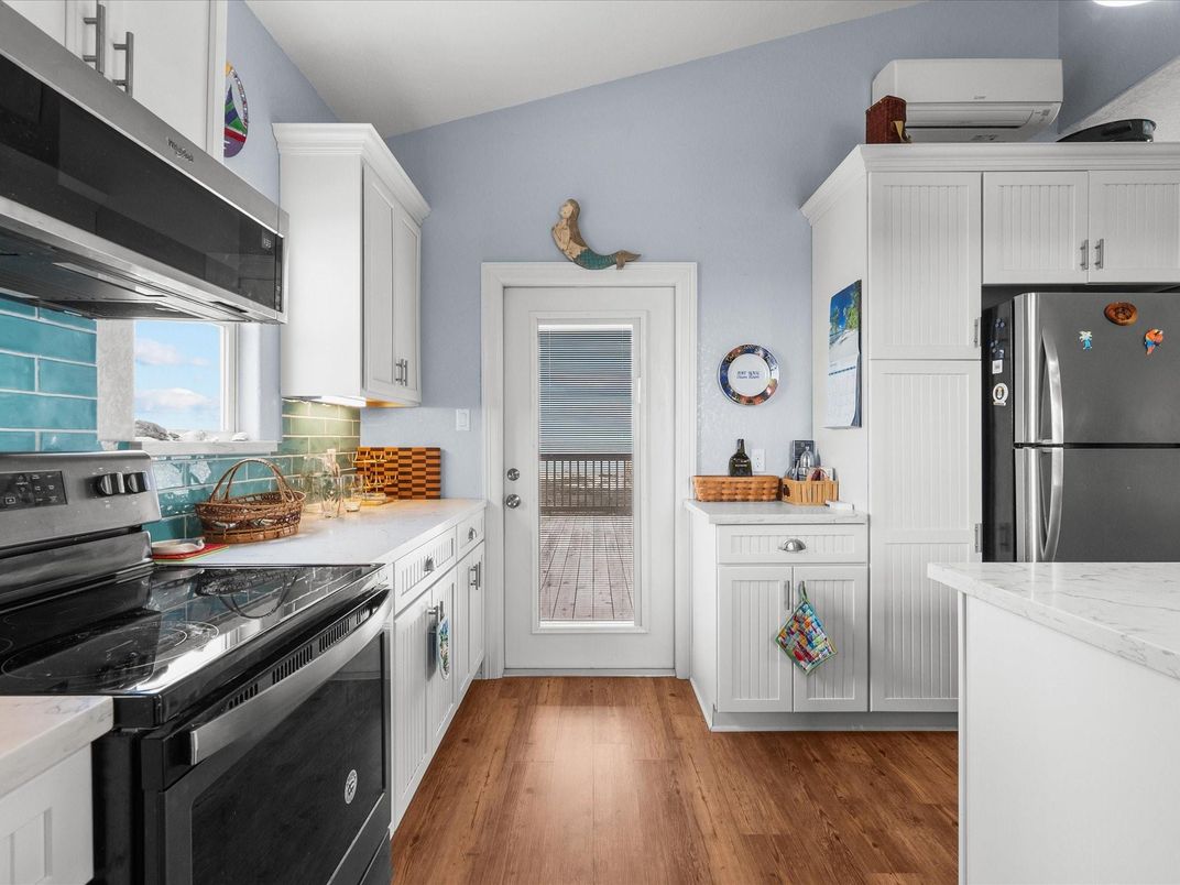 Interior, Kitchen, Wood Texture Flooring