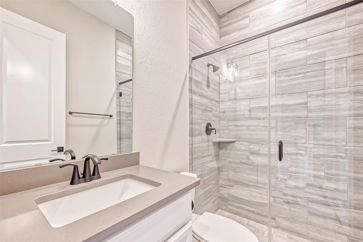 Bathroom, Glass Shower, Interior