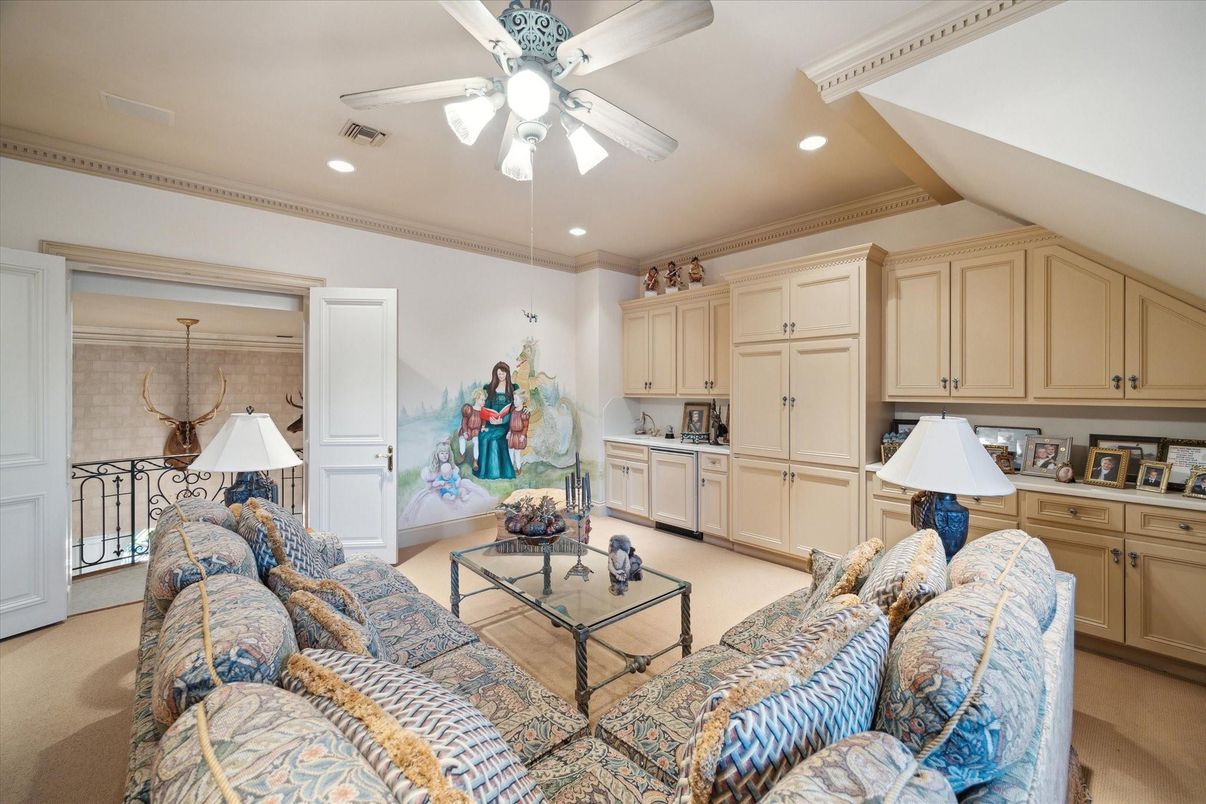 Interior, Kitchen, Living room, Recessed Lighting